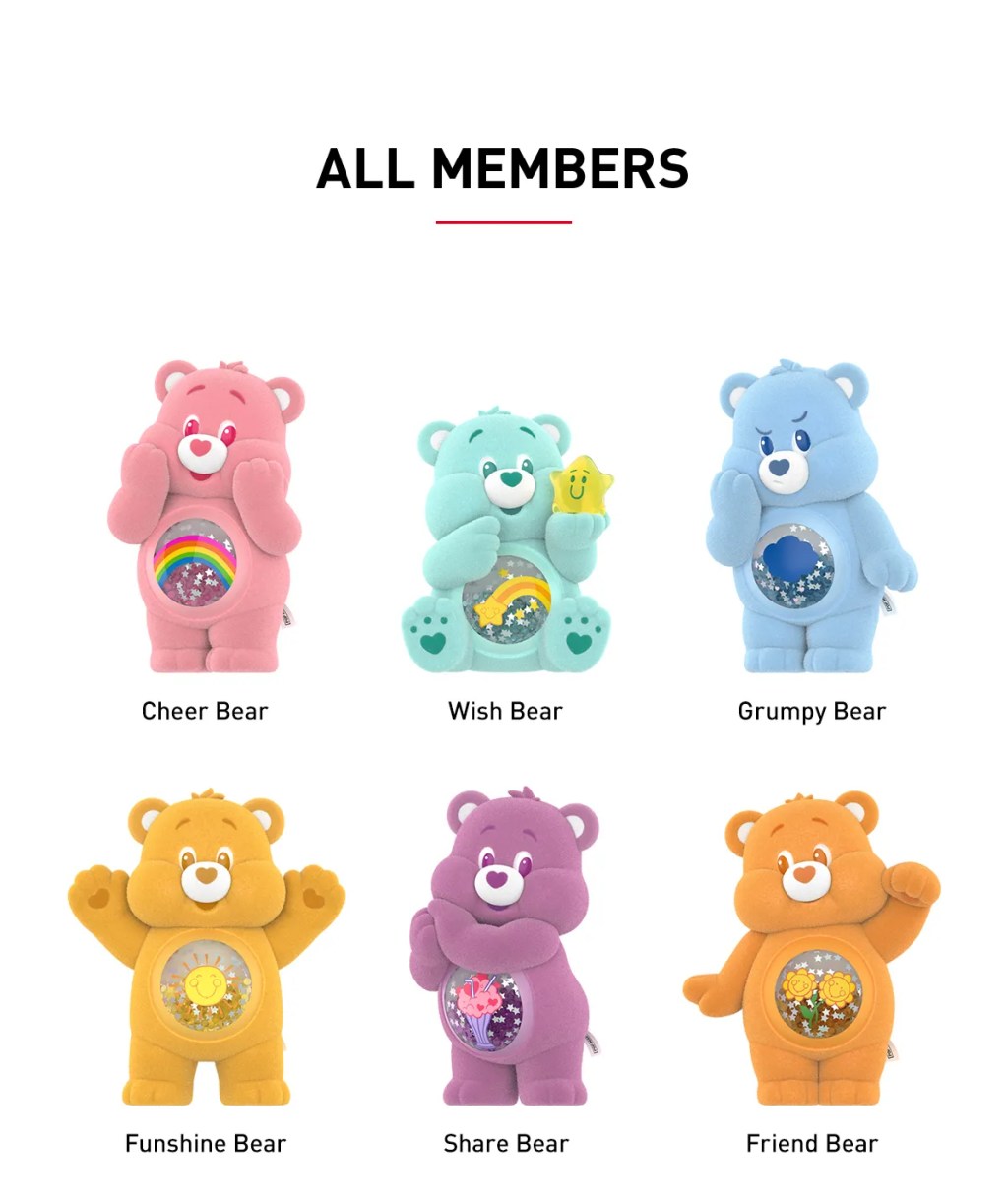 Care Bears Colorful Hugs Series: Vibrant Collectible Figures